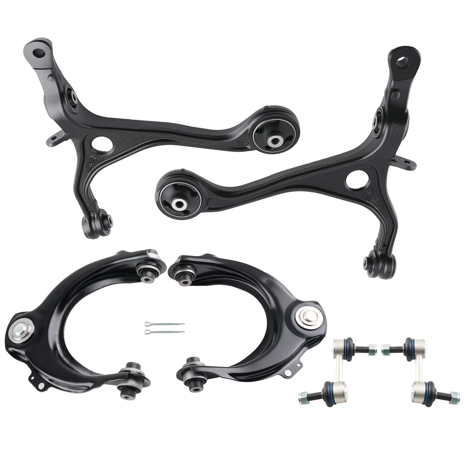 

Front Upper Lower Control Arm Sway Bar Kit for 2003-2007 Honda Accord 2.4L 3.0L