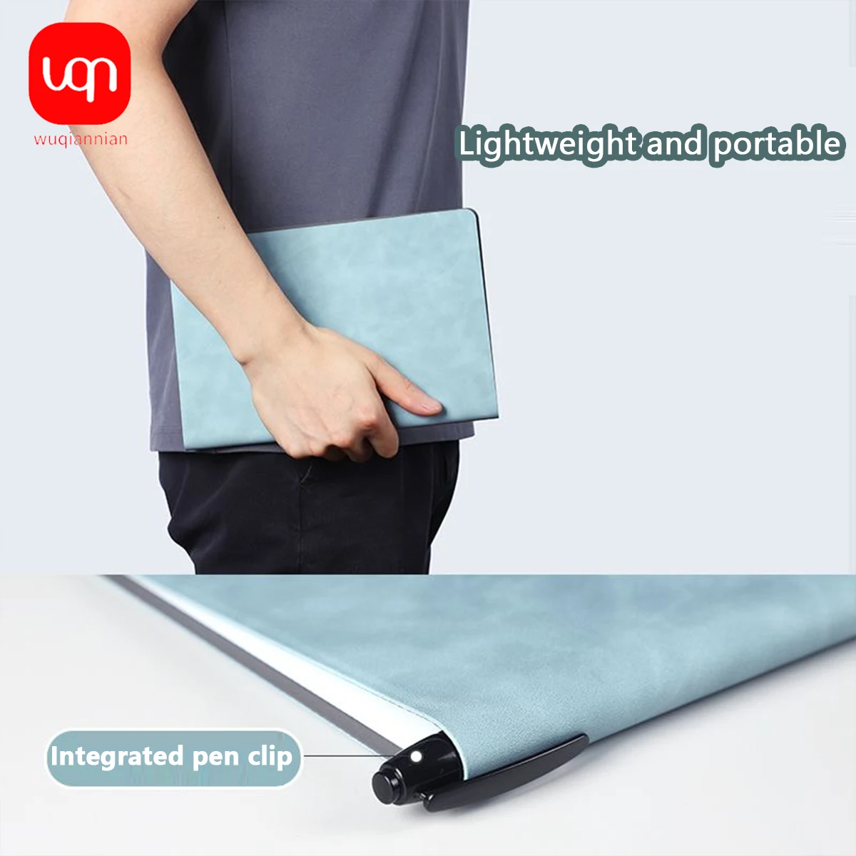 A5 Reusable Whiteboard Notebook Memo Book With Free Whiteboard Pen Erasing Cloth Weekly Planner Portable Notebooks