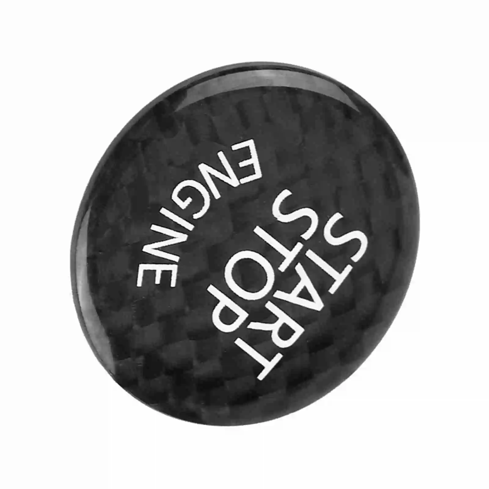 Engine Start Button Cover for  Engine Start Cover Car Carbon  Engine Start Button Decoration Cover for  E Chassis