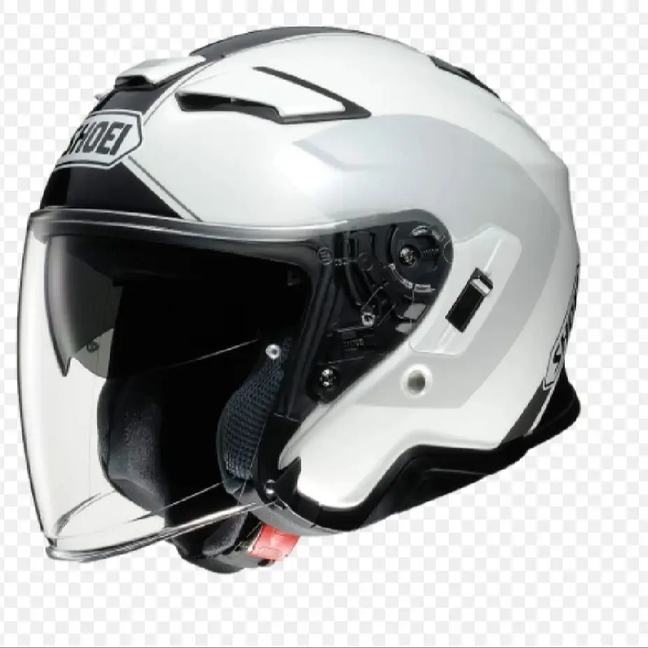 Open Face Helmet SHOEI J-CRUISE 3/4 Helmet ADAGIO TC-6 WHT Double visor Matte Black Off Road Racing Motocross Motorcycle Helmet