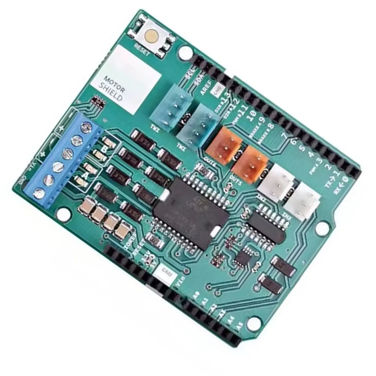 A86G NEW For Motor Shield Rev3 A000079 L298P Dual Full Bridge Drive Board for R3