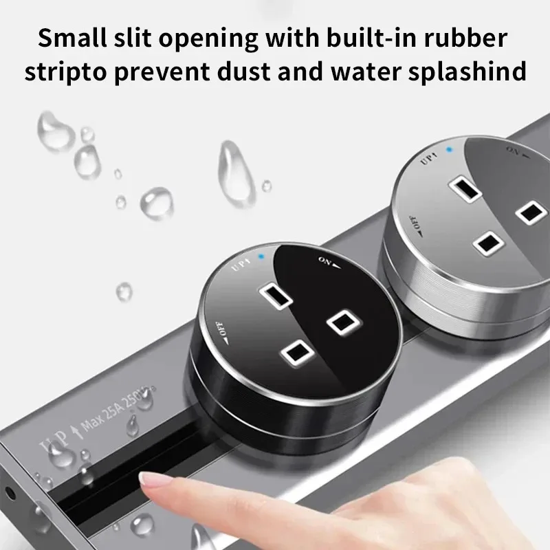 Track Socket Home Appliances Pop Electric Plug Adapter UK US EU Standard Wall Socket With Usb Embeded And Surface