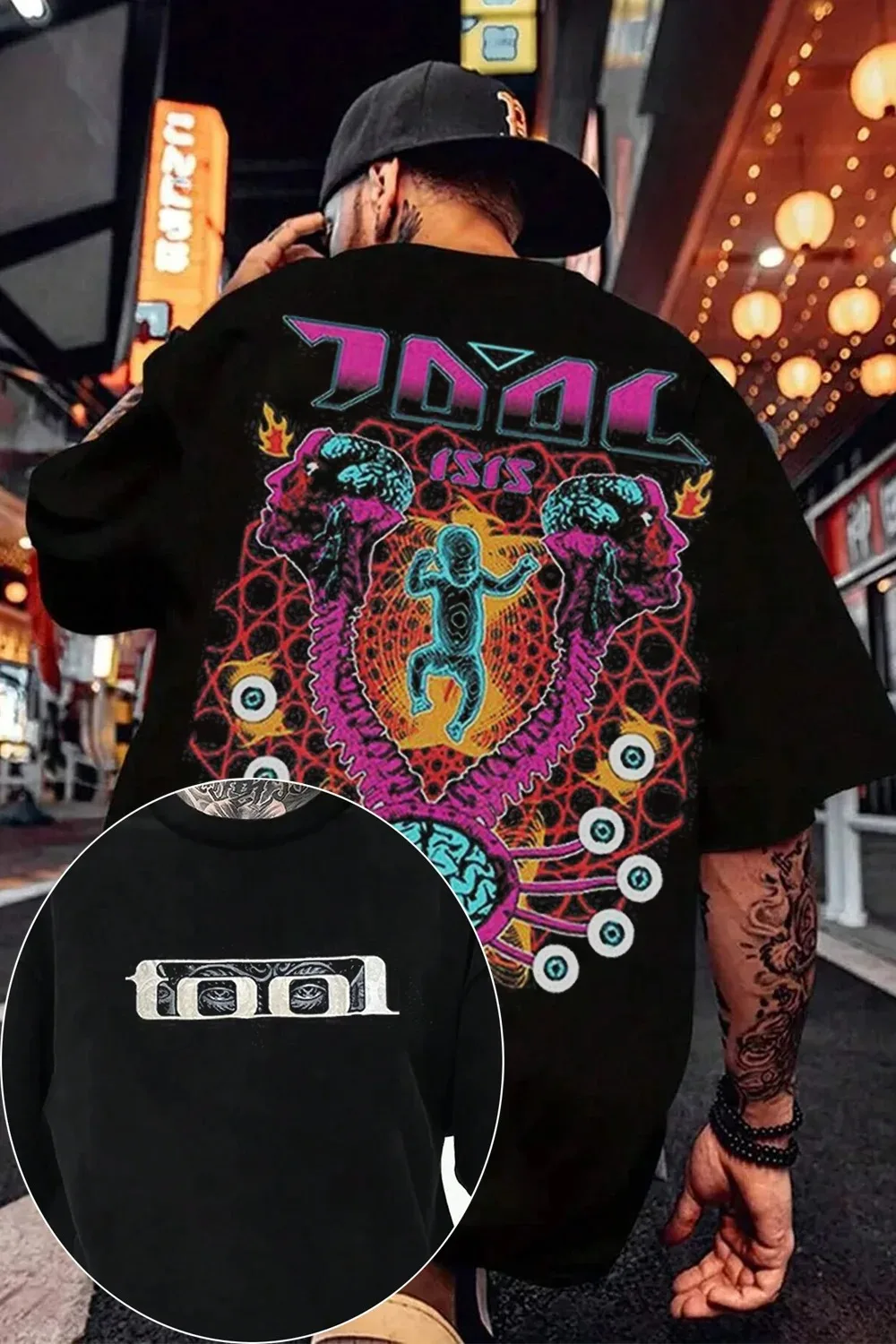 Tool Band Graphic T Shirts Vintage Streetwear Oversized Y2k Cotton Short Sleeve Men Women Amusing Harajuku Daily Cool Unisex Tee