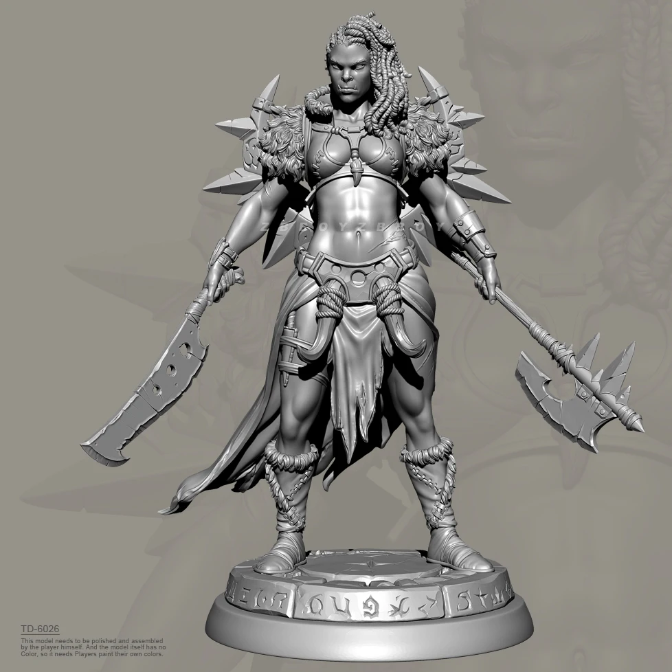 38mm 50mm 75mm Resin model kits figure beauty colorless and self-assembled （3D Printing ） TD-6026/3D