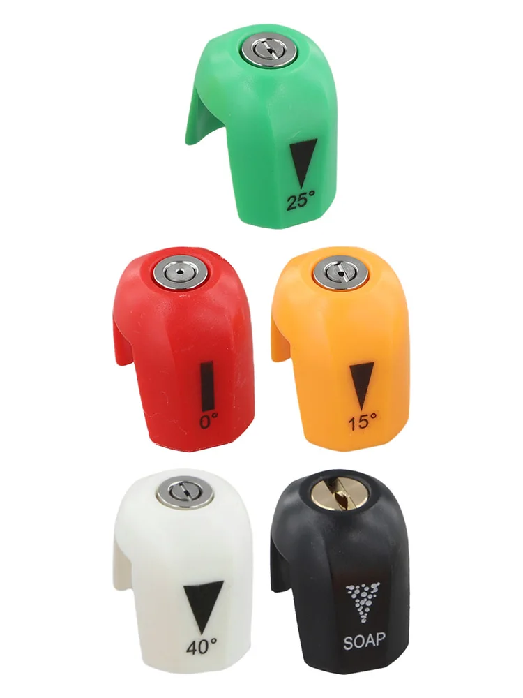 

5 шт., наборы насадок для мойки высокого давления для SPX3000-TPS, быстрый разъем для мойки высокого давления, турбонасадка 0 ° /15 ° /25 ° / 40 ° /Сопло SOAP