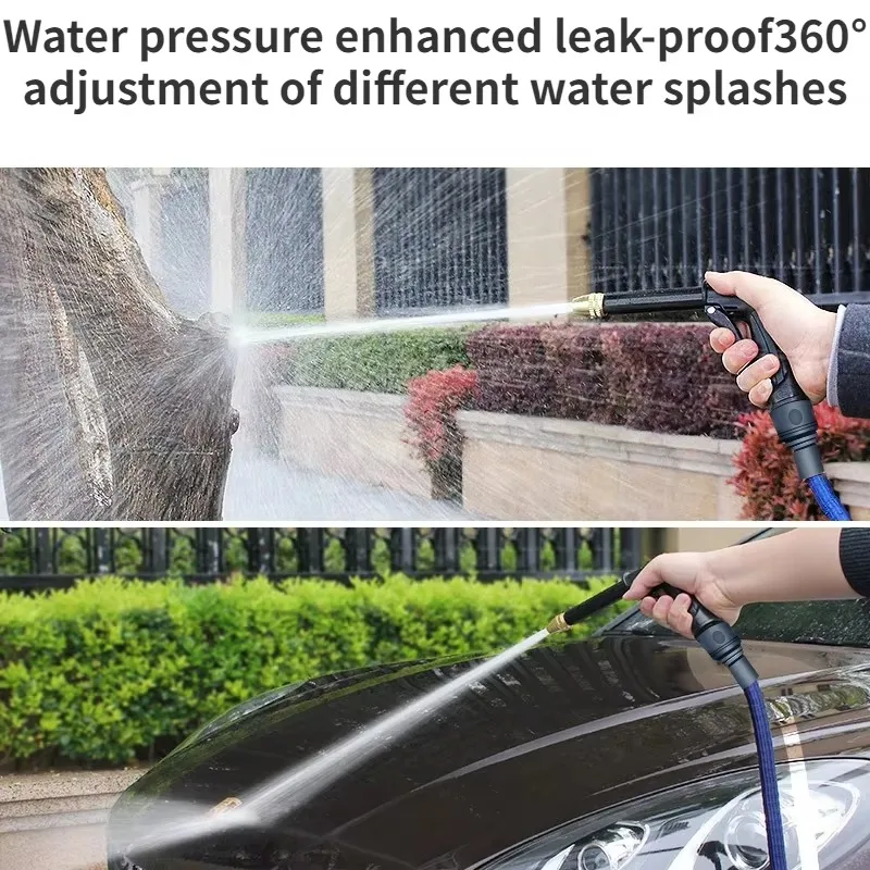 Car Wash Water Gun High Pressure Telescopic Home Hose Flushing Snow Foam Garden Watering Water Accsesories Car Cleaning Washer