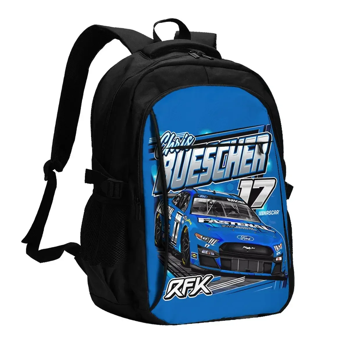 

Chris Buescher 17 Travel Laptop Backpack, Business Water Resistant Laptop Backpack with USB Charging Port, College Bag