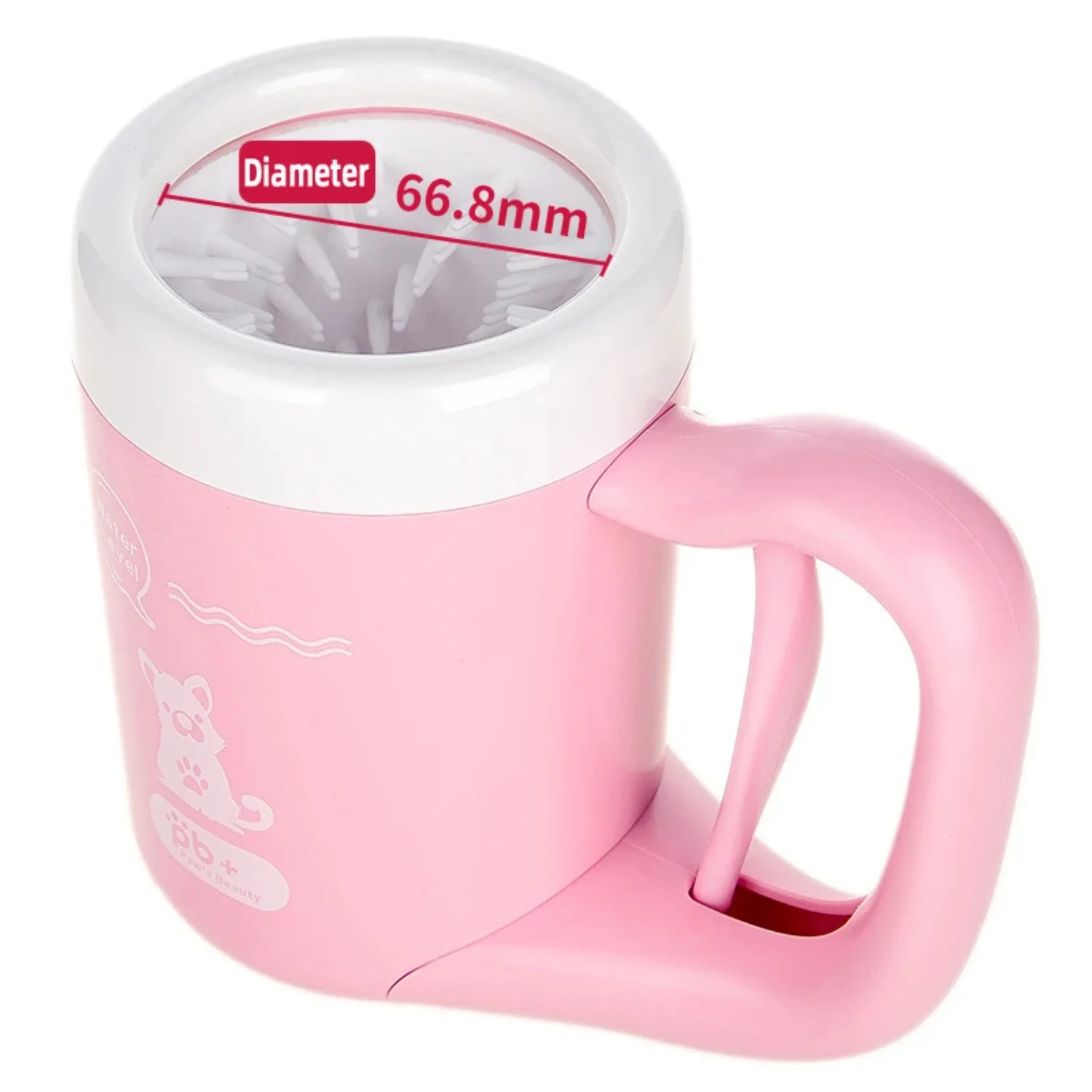 

Manual Rotary Cleaner Cup Pet Cat Dog Foot Wash Portable Clean Cup Paw Cleaning Tool Dogs Paw Wash Cleaner Cup Pet Supplies