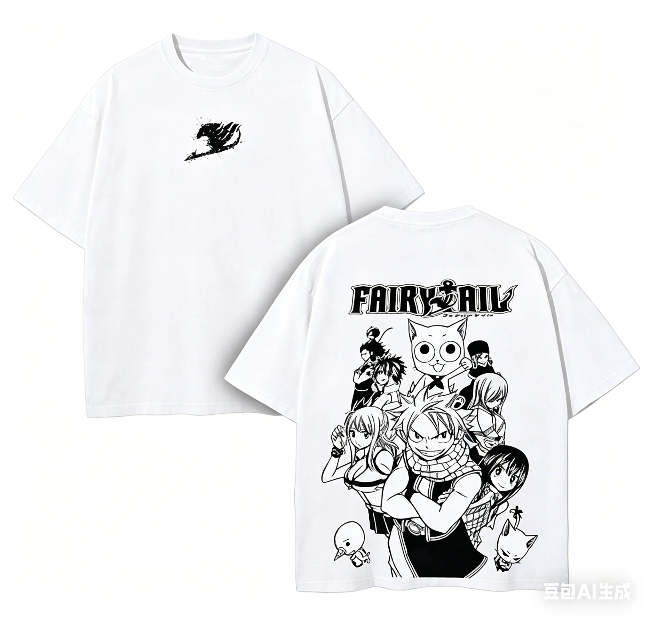 Camiseta para amantes del anime Fairy Tail, ropa para todo el año, ropa con personalidad, talla grande, unisex, nuevo modelo, ropa de calle, producto clásico de moda