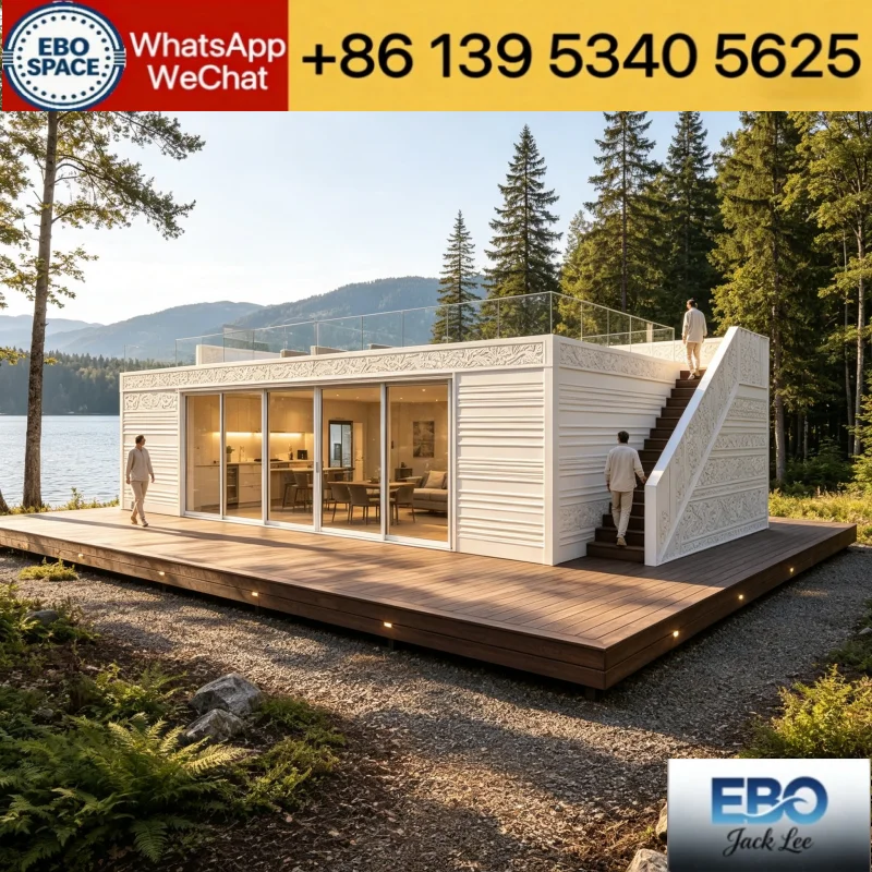 All-In-One Prefabricated Mobile House Complete Plumbing Electrical System Modular Home For Europe Australia Market