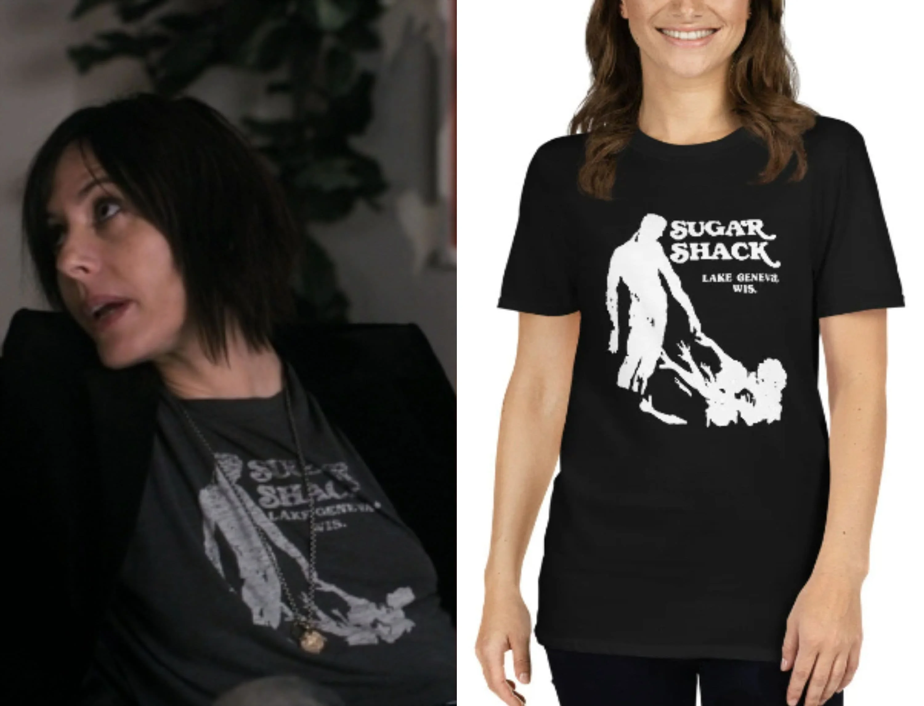 SUGAR SHACK lake Geneva Wisconsin 1980 t-shirt Shane McCutcheon Katherine Moennig The L Word