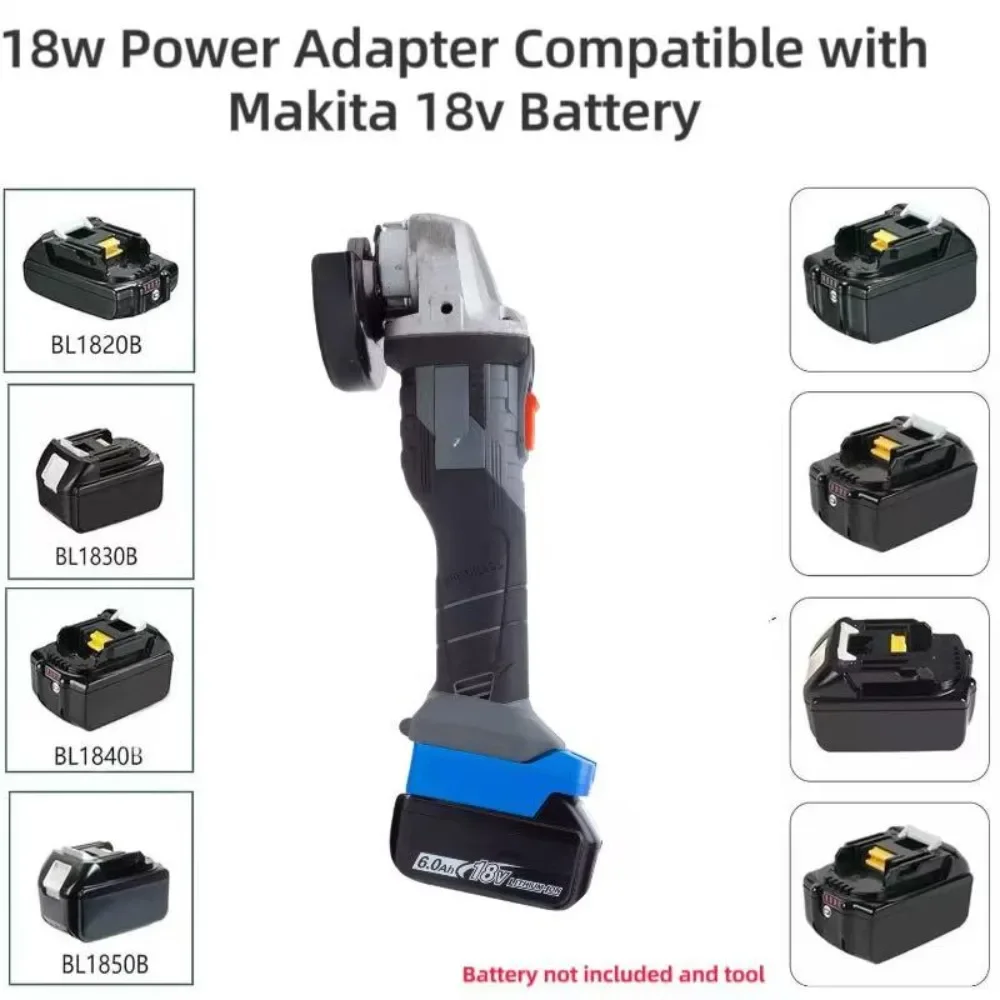 Adaptor Gerinda sudut Makita 18VLithium, konverter alat gerinda sudut untuk Ferrexr 20v (tanpa baterai dan alat)