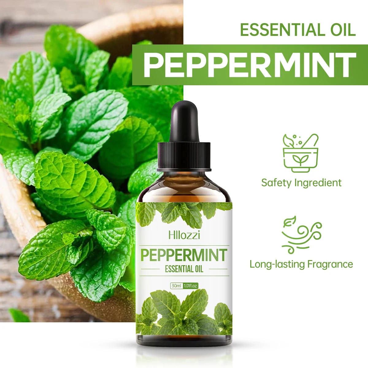 O óleo essencial de hortelã-pimenta é um óleo essencial rico e versátil também pode ser usado em difusores de óleo essencial e DIY