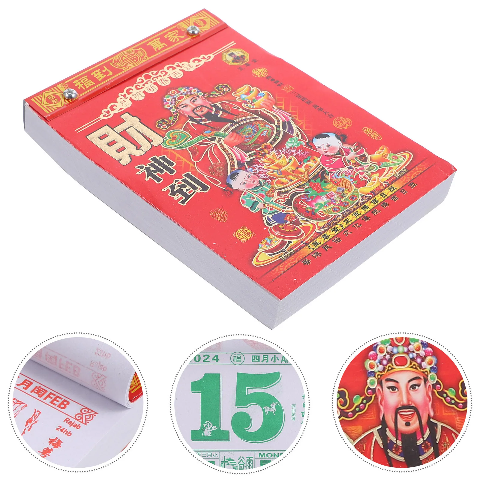 

Tearable Wall 2024 Year Of Dragon Chinese Style Lunar Calendar Hanging Decor For Home Office Paper Calendar Printing