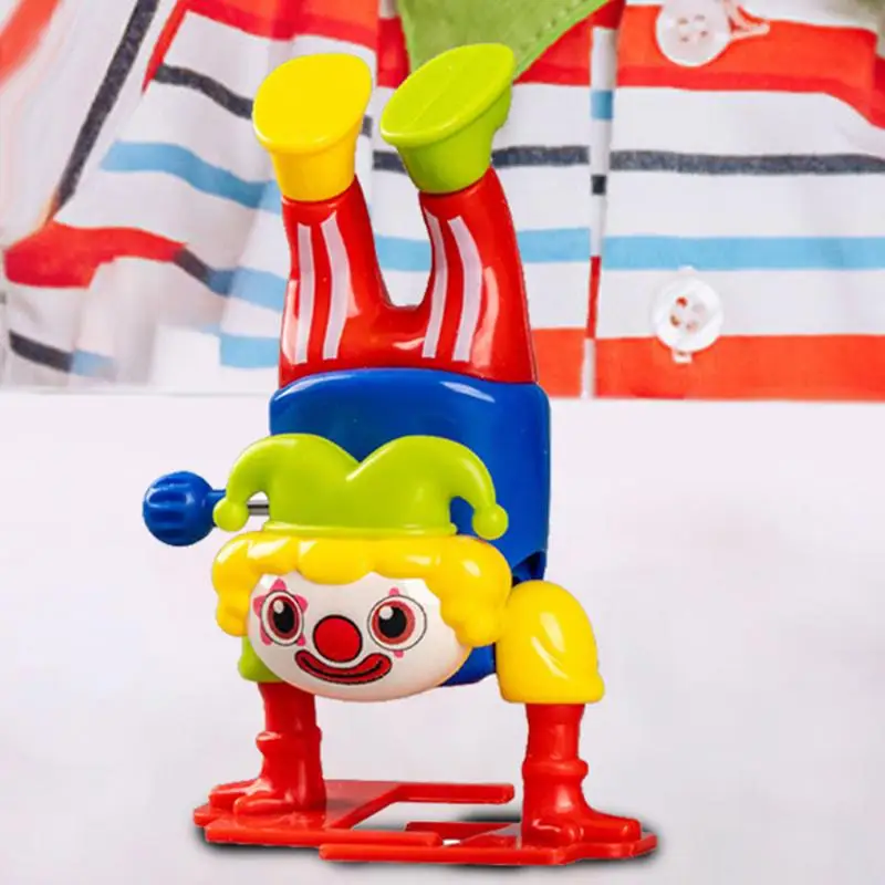 Walking Clockwork Toy Funny Cute Clockwork Toys For Boys Handstand Little Hip-hop Boy Design Wind-Up Collection Toy For Kids Pre