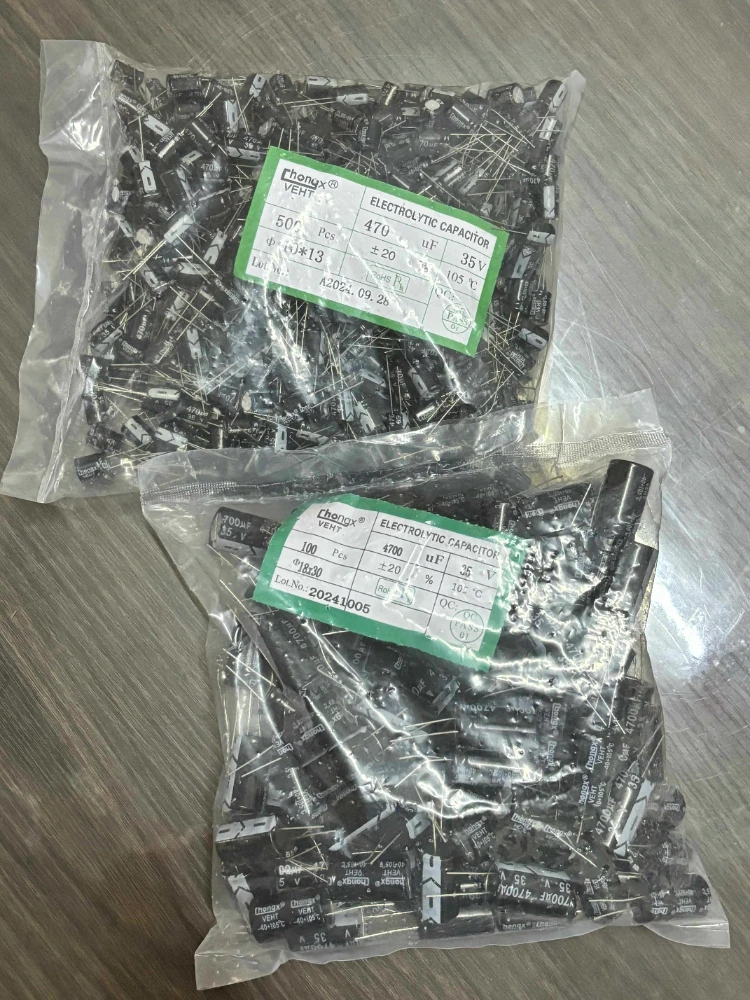 20-1000 szt. Kondensator elektrolityczny 50V 35V 25V 16V 10V 0.1UF 1UF 4.7UF 10UF 22UF 47UF 100UF 220UF 470UF 1000UF 2200UF 4700UF — zdjęcie produktu 2