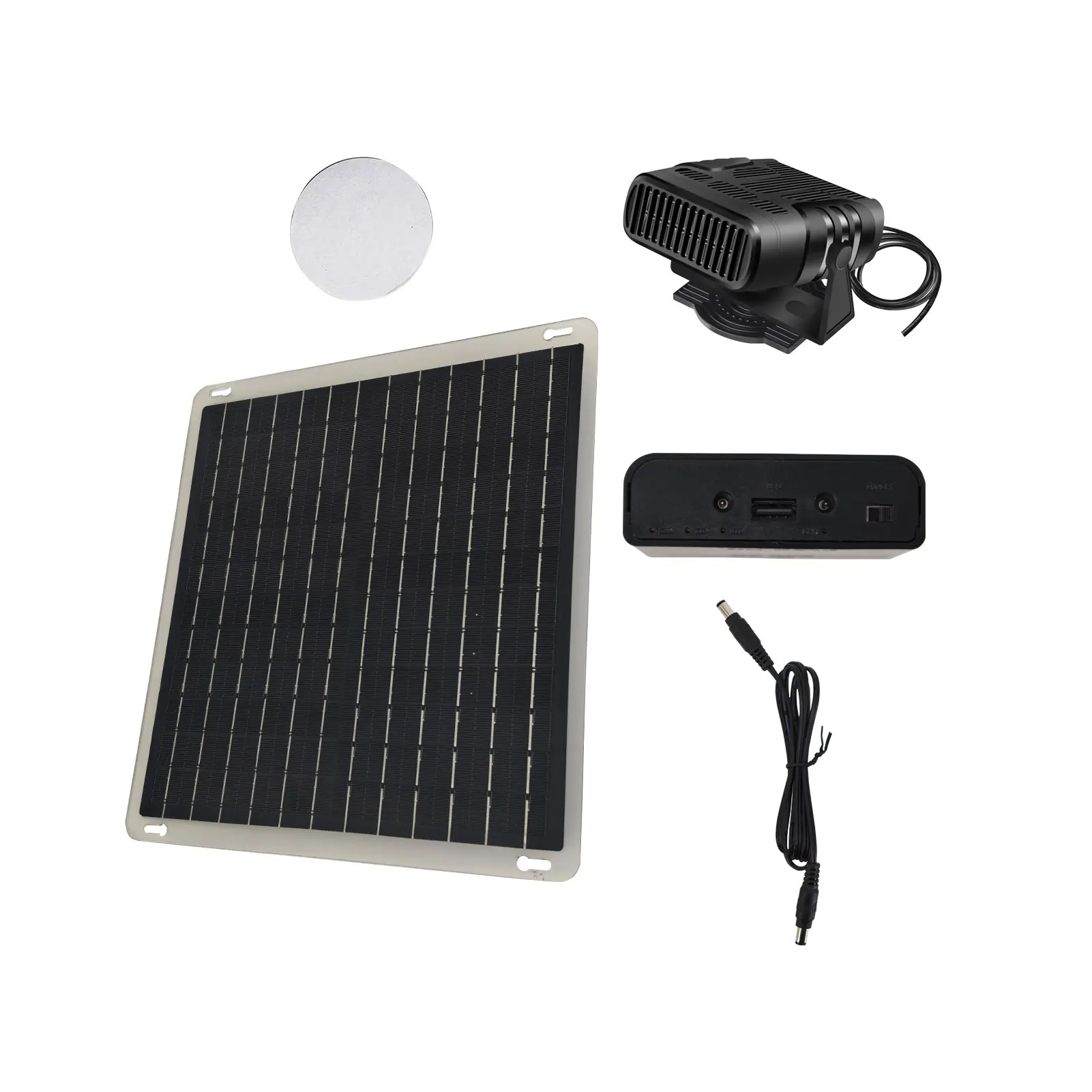

Solar Panel Car Heater Fast Heating Defroster Portable for Automotive Chicken Coop Greenhouse Solar Car Heater Car Heater Kit