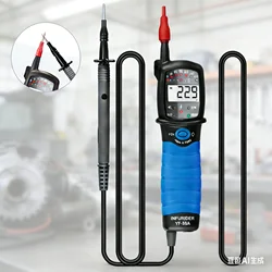 HP-38A 2 Pole Voltage Tester with LCD Display, Auto Hold Testing Data Monitoring, Automatically Keep Measurement,LCD Display