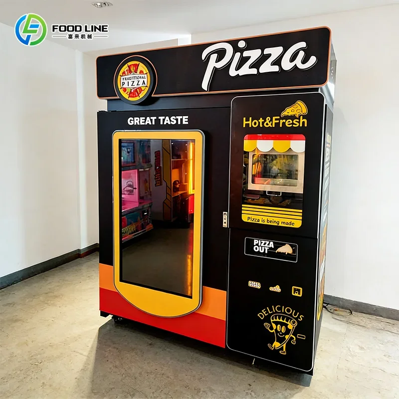 FL Customized 24-Hour Fully Automatic Touch Screen Pizza Vending Machine State-of-the-Art Pizza Making Technology Customized