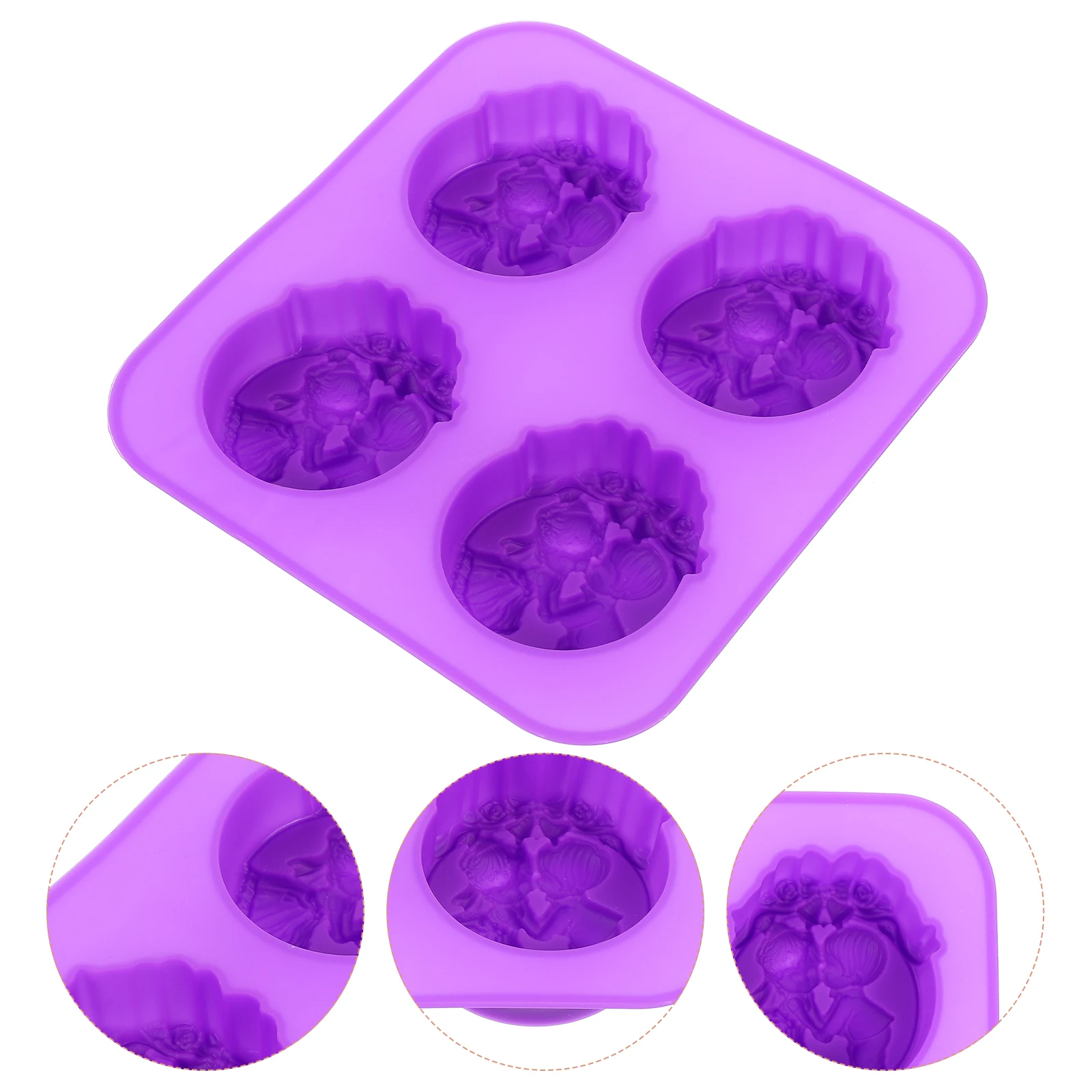 

Silicone Angel Mold for Soap Making DIY Craft Supplies Jelly Cake Molds Lightweight Compact Storage Home Gifts Ideas Art