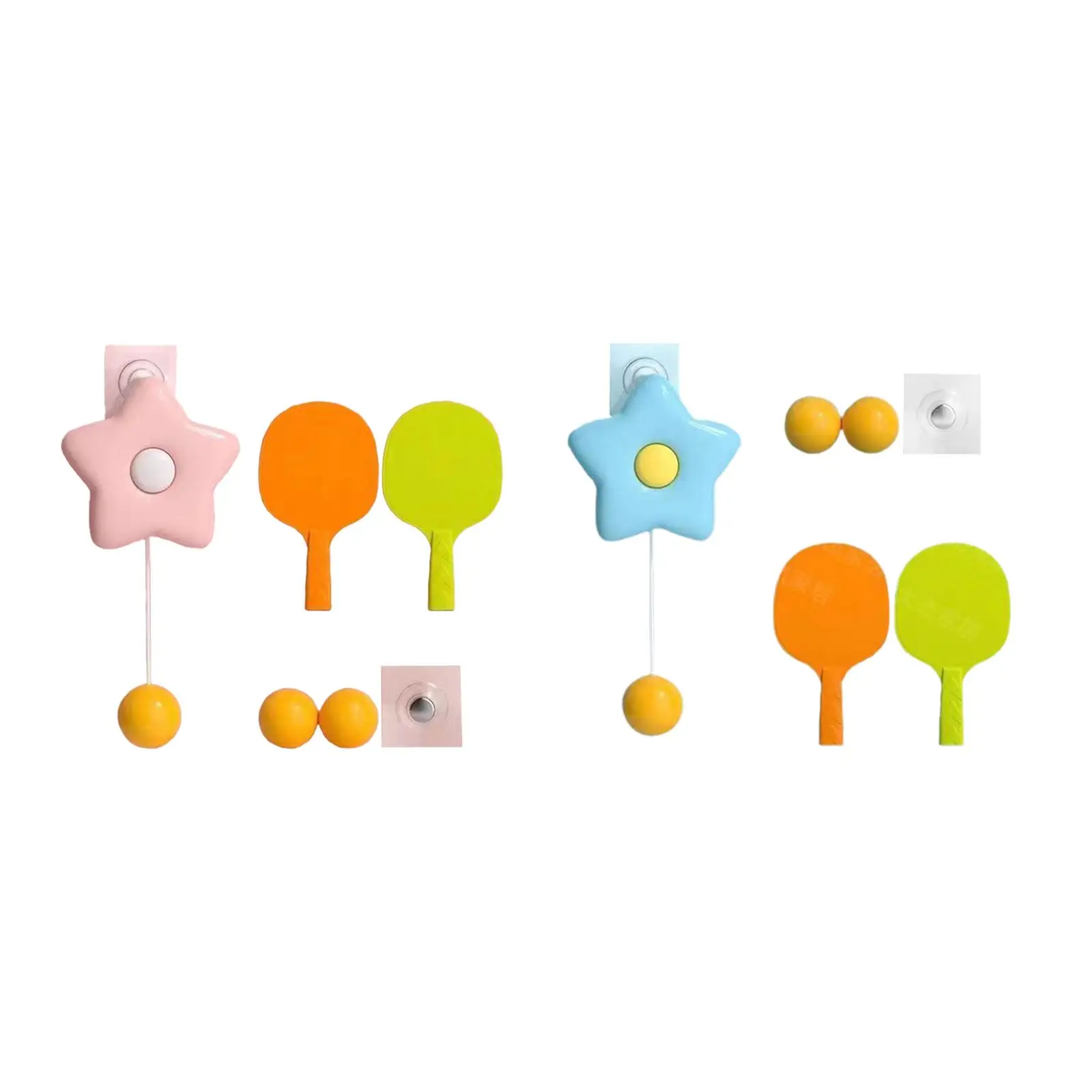 

Table Tennis Trainer Set Equipment for Door Frame Table Tennis Racquet and Ball Set for Game Workout Indoor Playing Sports Boys