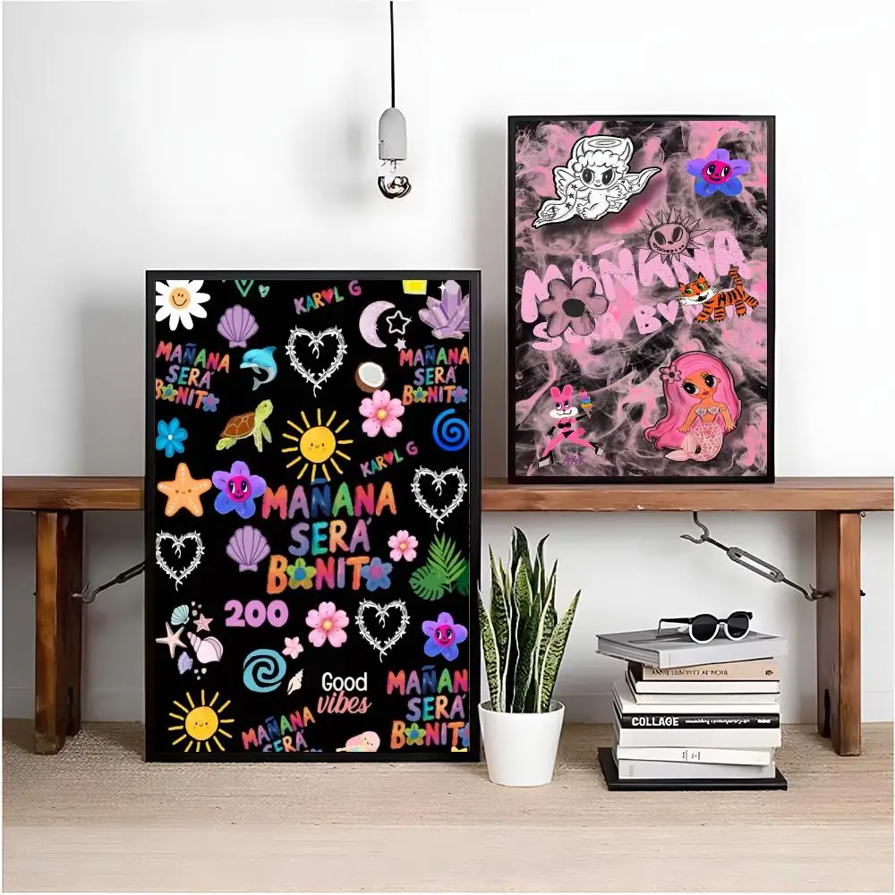 Karol G Manana Sera Bonito Poster Matte Peel And Stick Self Adhesive PVC Removable Waterproof Frameless Bedroom Living Room