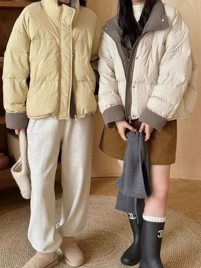 Alien Kitty Casual Winter Jackets Women 2025 New Loose Fashion Mujer Thicken Warm Solid Office Lady High Street Oversize Gentle
