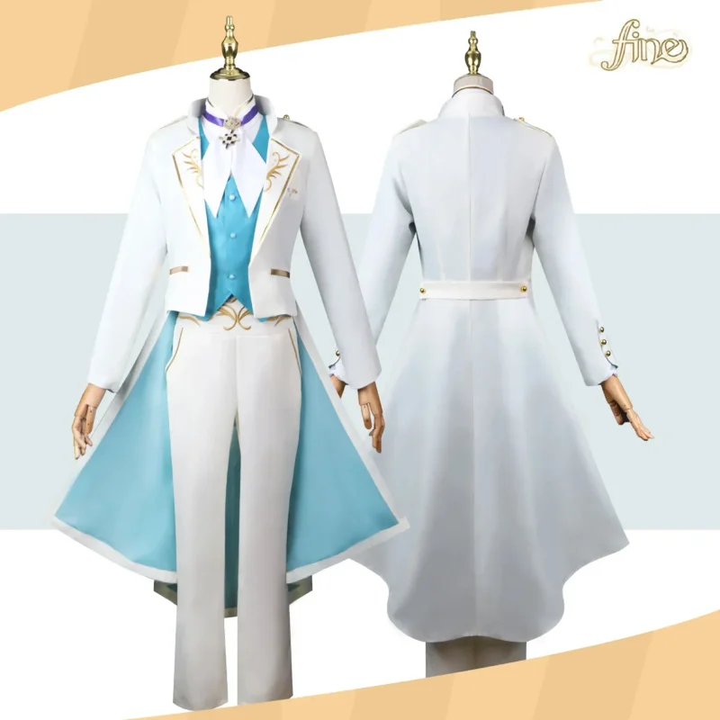 

ss13Anime Ensemble Stars Tenshouin Eichi Hibiki Wataru Tori Himemiya Fushimi Yuzuru Cosplay Costume Halloween Role Play Wig Suit