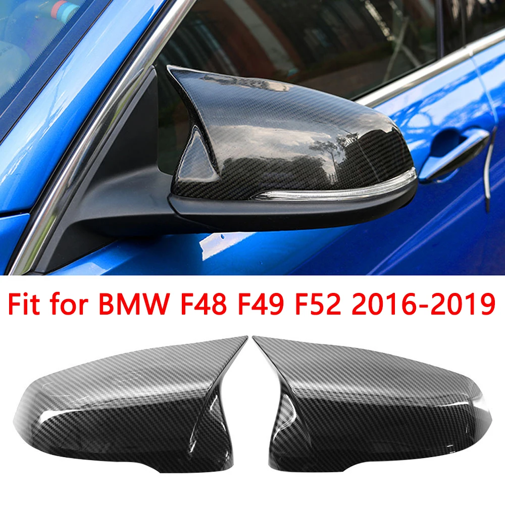 

2PCS Rearview Mirror Cover Cap for BMW 1 Series X1 F48 F49 F52 2016 2017 2018 2019 51167386567 51167386568