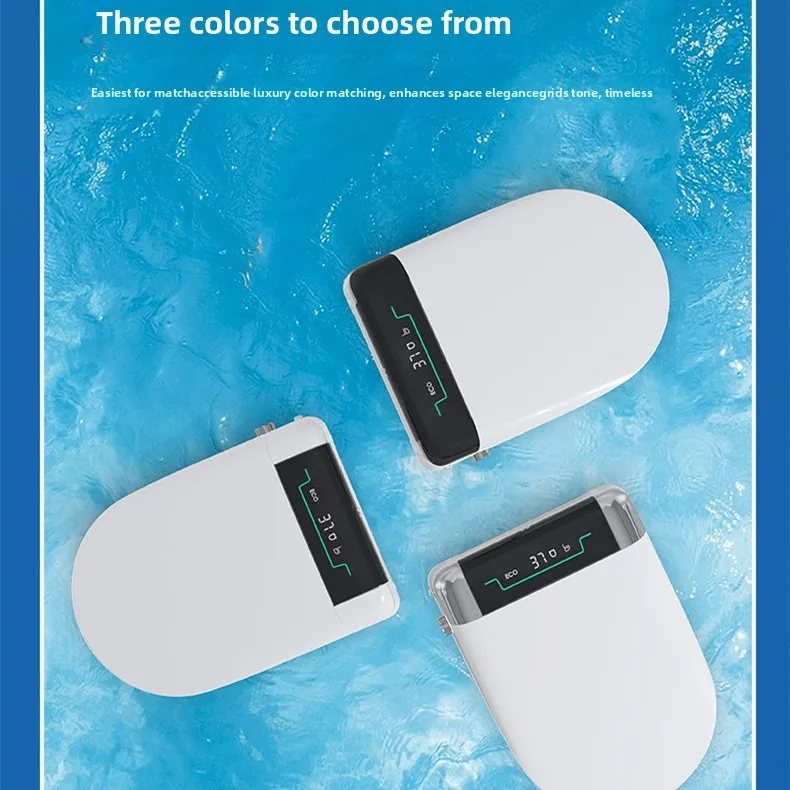 Auto Open Lid Smart Toilet Seat Cover with Remote Control U Shape Universal Brand Instant Heating Electric V Shape