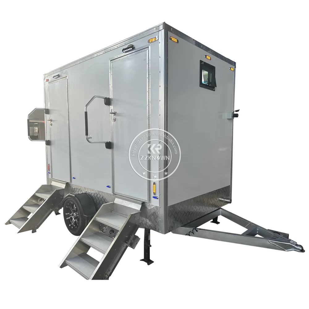 욕실 럭셔리 이동식 화장실 트레일러, 변기 트레일러, Vip 럭셔리 휴대용 화장실, 2024 새로운 디자인