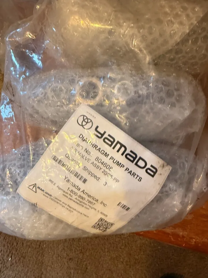 New Yamada Air Operated Double Diaphragm Pump Assembly # 804608 Yp Brand New, Original Product with a One-year Warranty