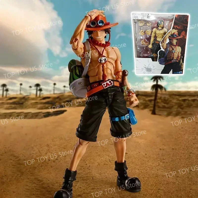 

Фигурка SHF Портгас Д. Эйс 17 см - Аниме One Piece, персонаж с Огненным Кулаком, подвижная модель из ПВХ для коллекции и декора
