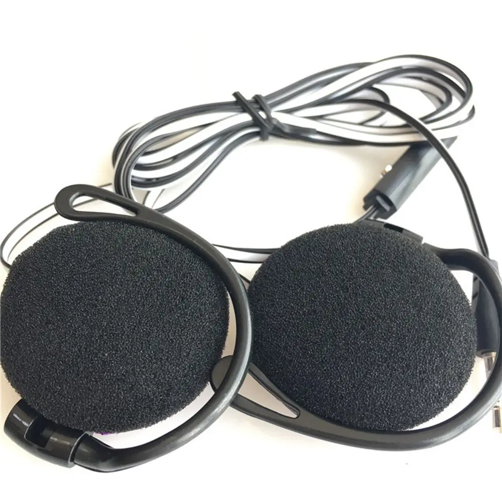 

For Phone 3.5mm Wired Earpiece Stereo Ear Hook Headphone Earphone Headset