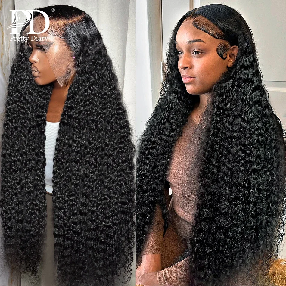 Pretty Diary  Loose Deep Wave 13x6 HD Lace Frontal Wigs 13x4 Cheap Short Bob Wig Curly Transparent 5x5 Glueless Human Hair Wig