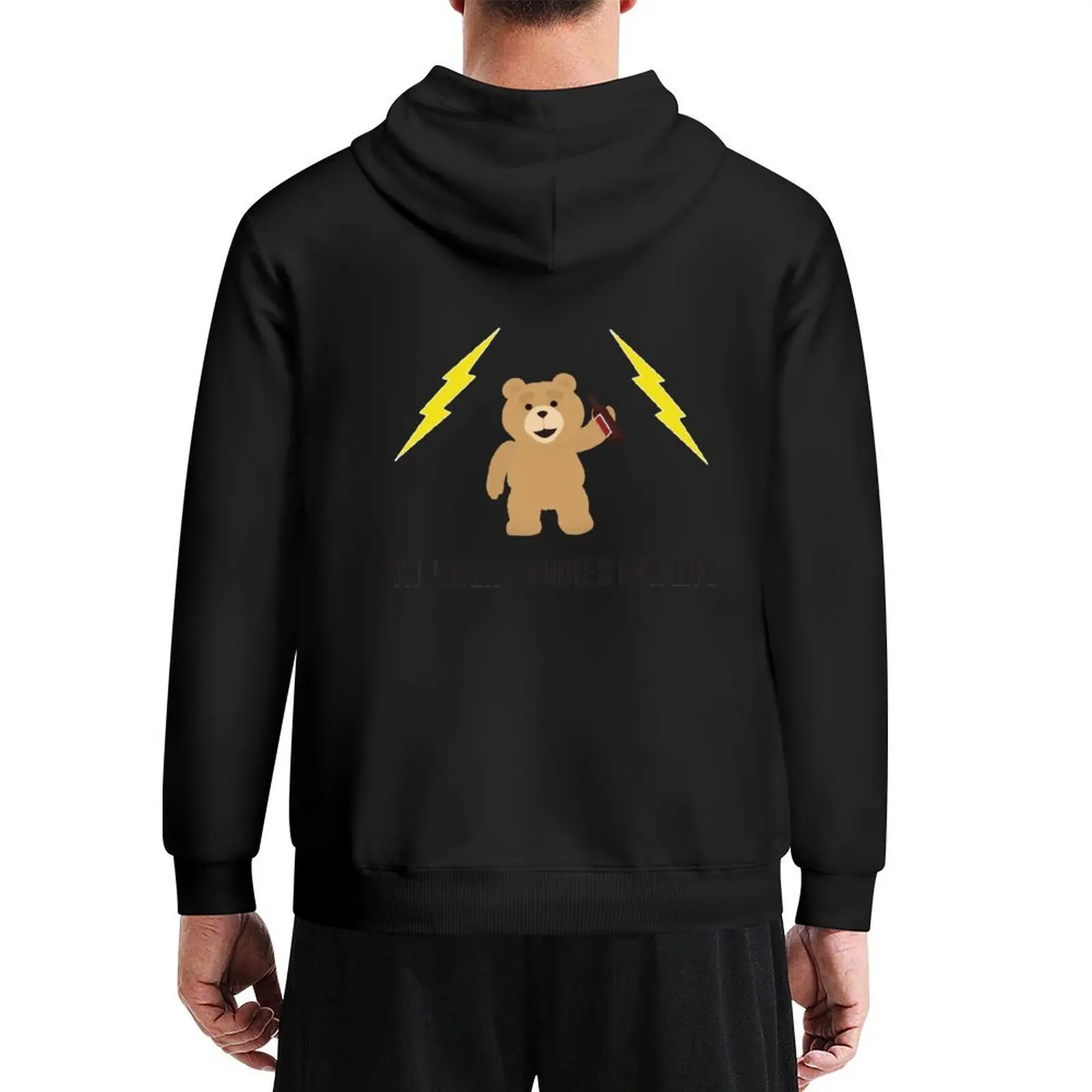 

Ted Thunder buddies for life Hoodie autumn clothes mens designer clothes autumn new products men's winter sweater new in hoodies