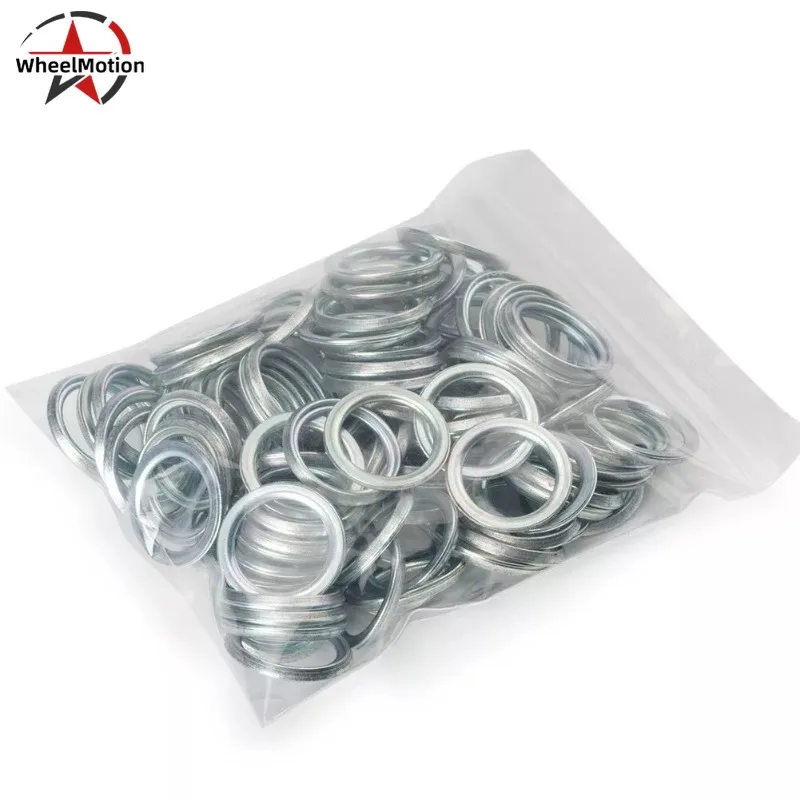 MD050317 30874061 21513-21000 100PCS Oil Drain Plug Crush Washer Gaskets For Mitsubishi L200 Lancer Pajero Eclipse For Peugeot