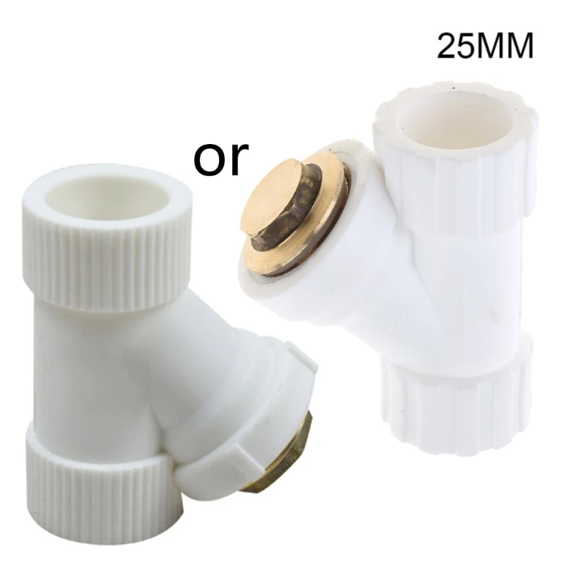 Y Strainer Mesh 20/25/32/40/50/63mm 1/2,3/4,1,11/4 In Water Filter Parts Wye-Strainer Heating Accessories PP R Drop Shipping