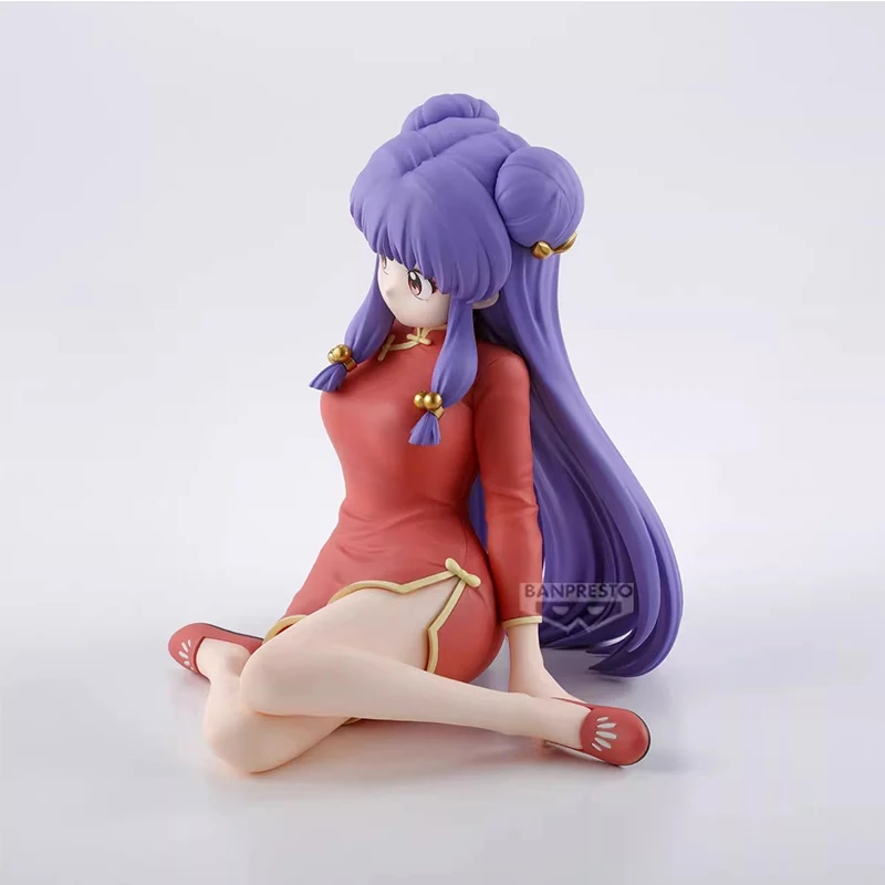 ฟิกเกอร์แท้จาก Bandai ของแท้จาก Banpresto ตัวละคร Ranma 1/2 ขนาด 13 ซม. ท่าทางนั่งทำผม ของสะสมสำหรับผู้ใหญ่ ตุ๊กตาโมเดล ของเล่น ของขวัญ
