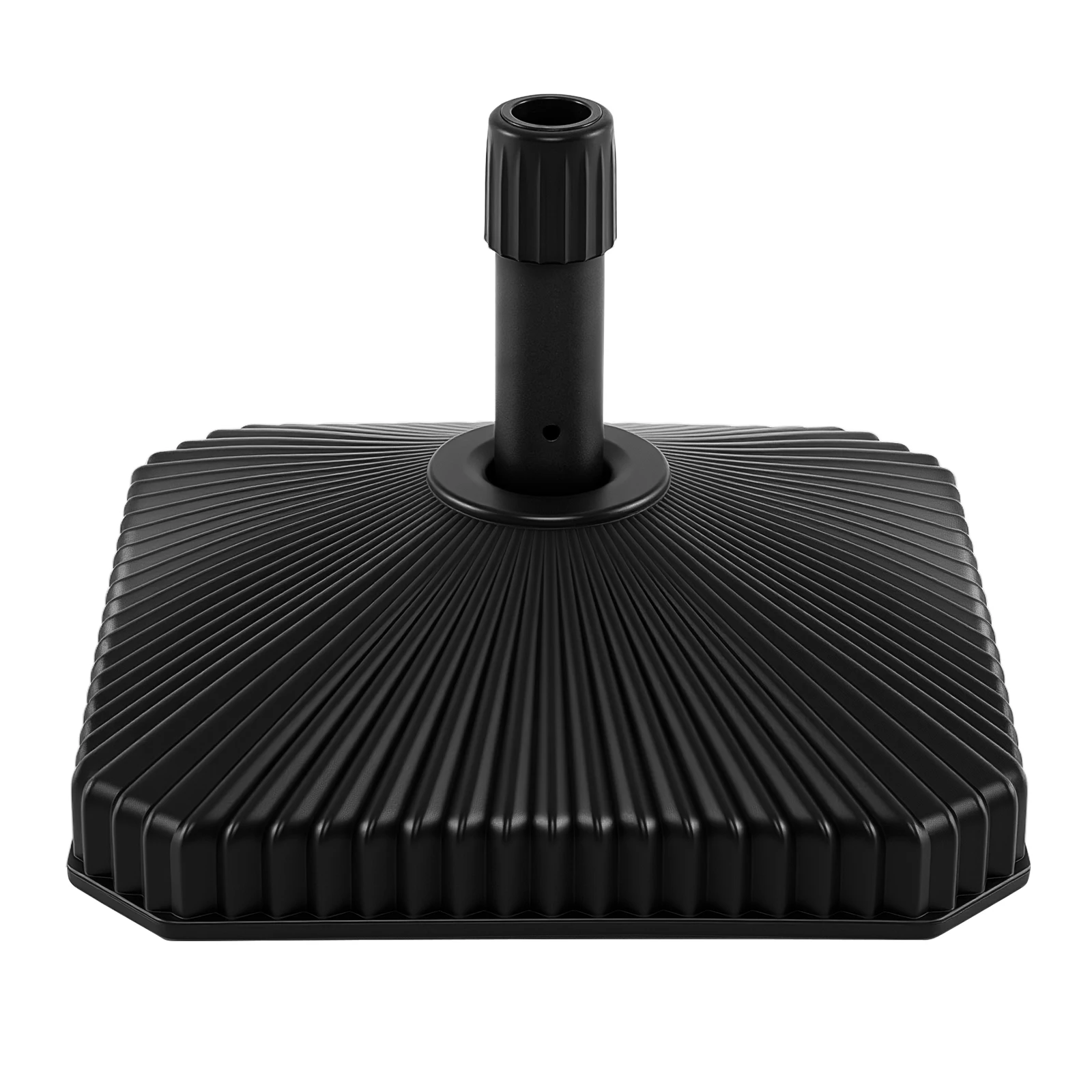 

22" Square Umbrella Base w/Refillable Reservoir for Water & Sand for Poolside