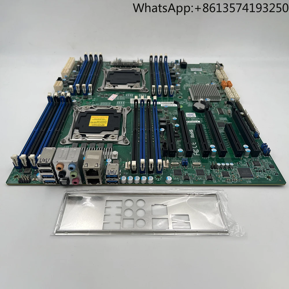 Original Dual Socket R3 (LGA 2011) Supports Xeon Processor E5-2600 v4/v3 Family Workstation motherboard X10DAX