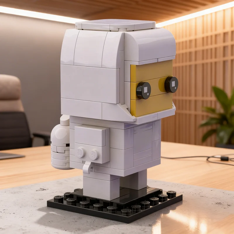 

112pcs MOC Spaceman Original Space Theme Brickheadz Model Building Blocks Architecture Toys Christmas Gifts Education Kids Toy