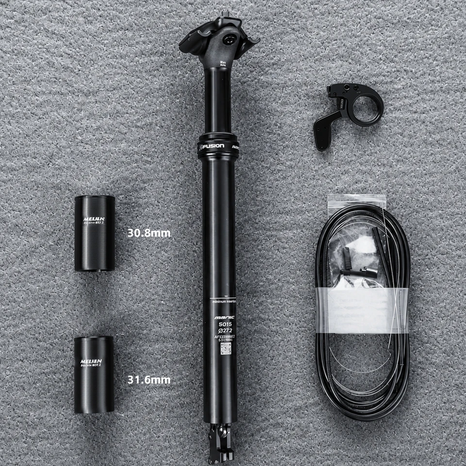 X-FUSION Manic Gravel Dropper Seatpost 27.2 30.8 31.6mm 50 100mm