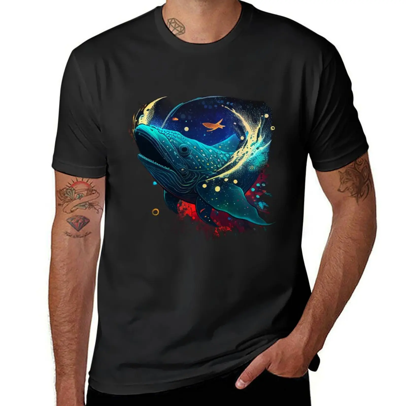 

Cosmic Whale Shark T-Shirt new edition customizeds mens graphic t-shirts pack