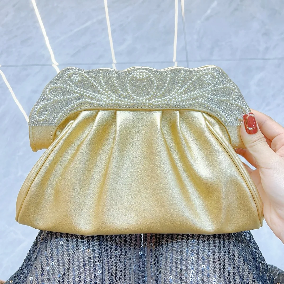

New Diamond Banquet Handbag Engagement Party Handbag Celebrity Dinner Bag Handbag Dress Bag