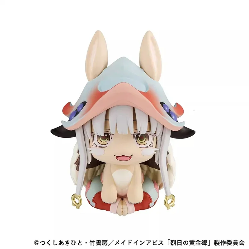 En Stock Original Megahouse MH Look Up Made In Abyss Nanachi versión Q figura de acción Anime modelo juguetes para niños Kawaii