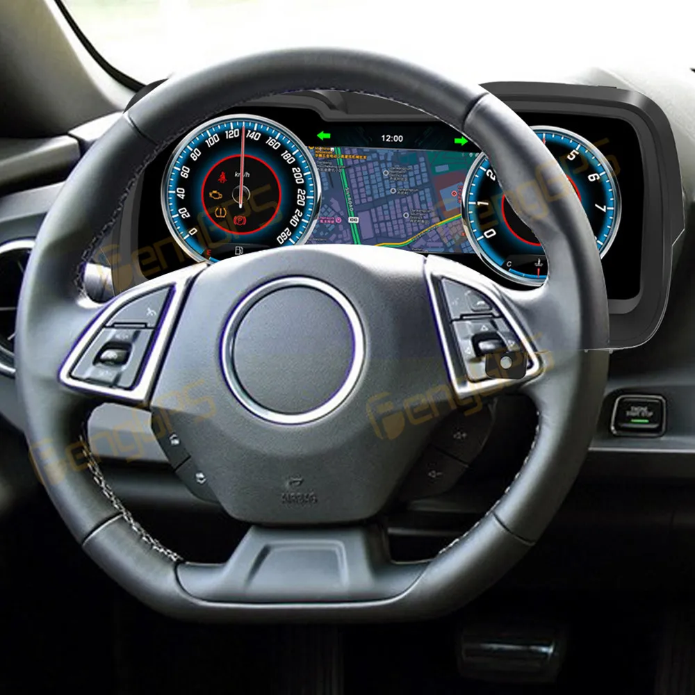 

Carbar 12,3 ЖК-экран автомобиля цифровой приборной панели для Chevrolet Camaro 2011-2014 5-го поколения цифровой приборной панели головное устройство