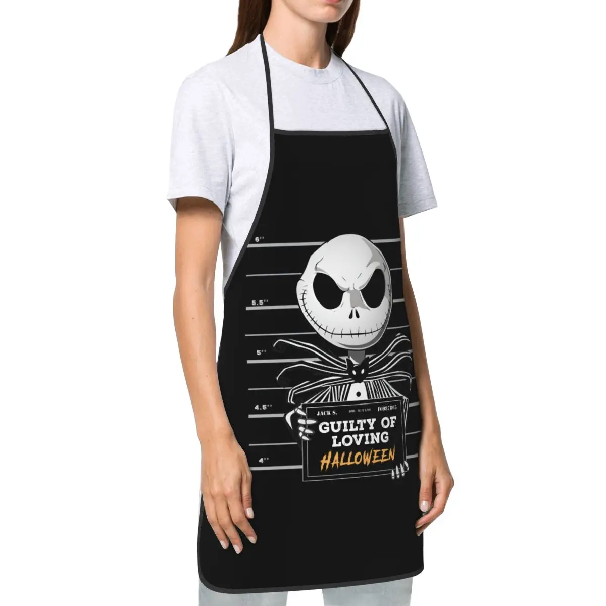 مخصص مريلة كابوس قبل عيد الميلاد مآزر للرجال النساء للجنسين الكبار الشيف الطبخ المطبخ هالوين فيلم جاك المطبخ الخبز #3