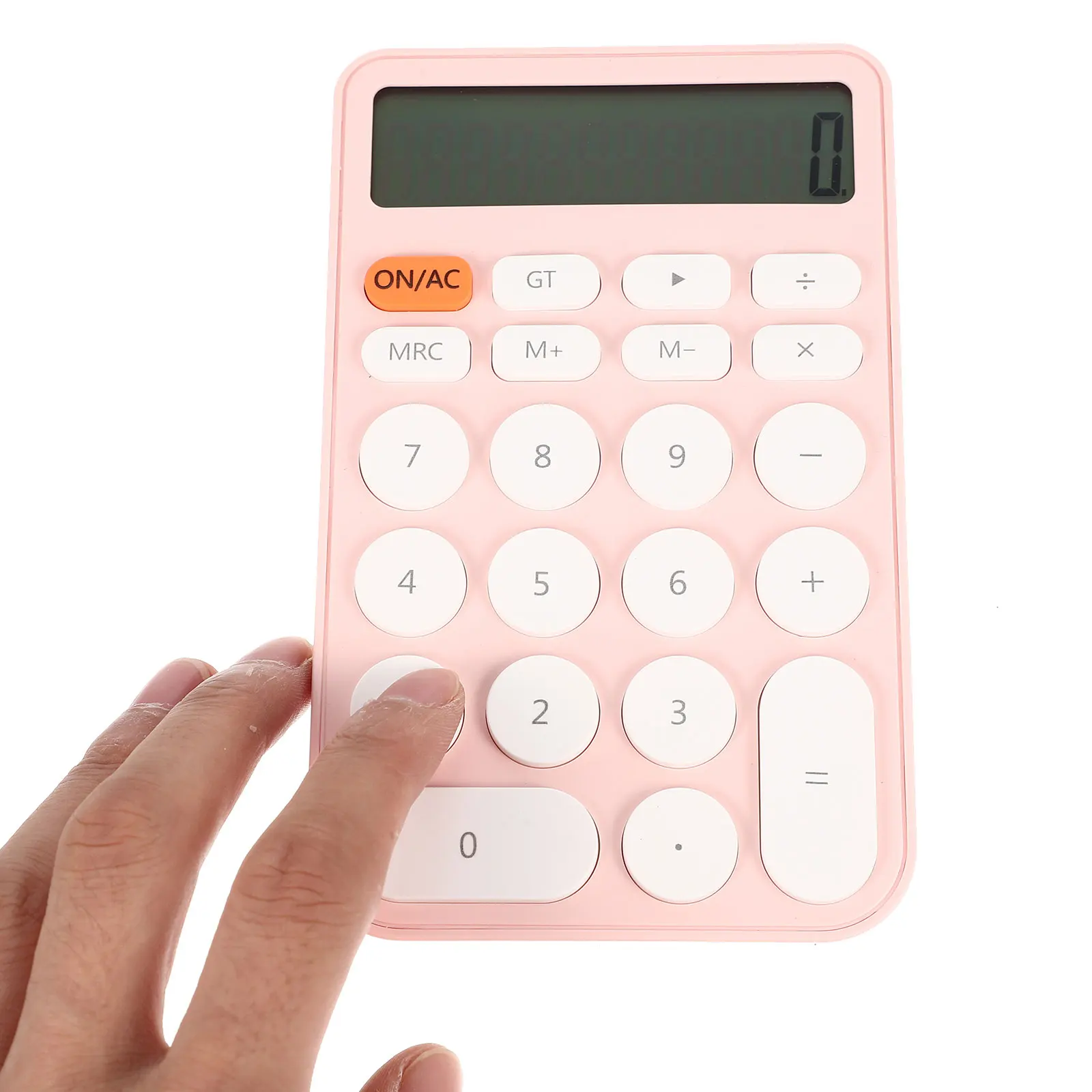 

Lovely Cartoon Student Calculator Pocket Size Small Plastic Office Supply Power-Saving Electronic Handheld Portable