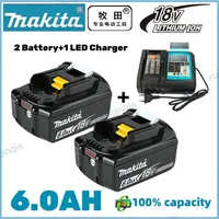 Original Makita 18V 2Ah/3Ah/5Ah/6Ah9Ah li-ion battery BL1830B BL1850B BL1860B BL1815 BL1845 for Makita 18V brushless power tools